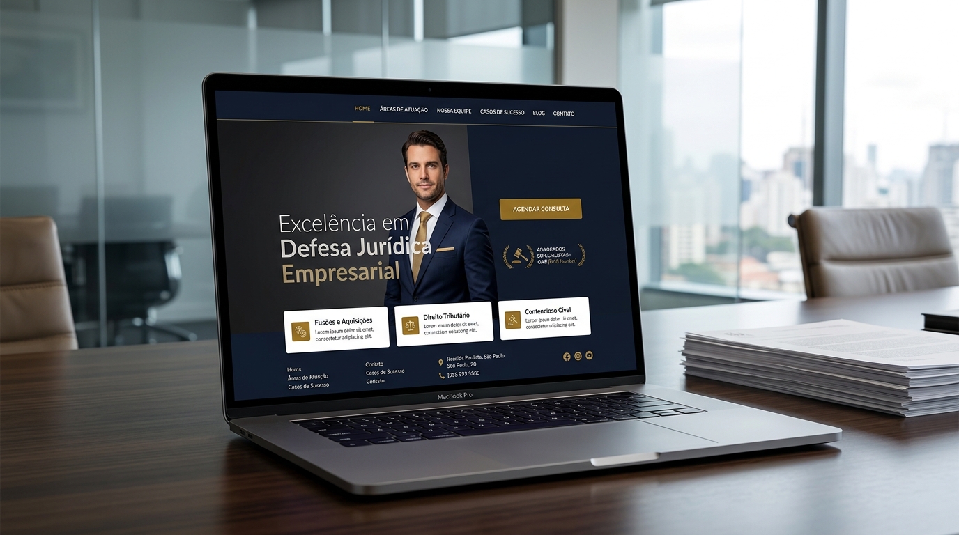 Mockup Site Advocacia